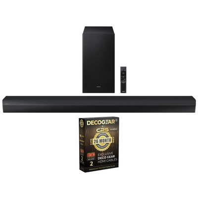 Samsung 5.1ch Soundbar with Dolby Virtual 2024 +26 Months Protection Pack Bundle
