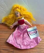 Vintage The Disney Store Aurora Sleeping Beauty Bean Bag Plush 10" NWT