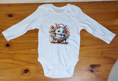 Kleinkind Body Größe 9-12 Monate 80 cm Babykleidung Babykleidung Ostern Babykleidung 
