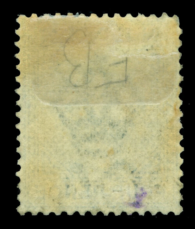 British Colonies - NEVIS 1882 Victoria  4p blue  wmk. CA  Scott # 26 mint MH - Image 2 of 2