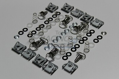 Pro-Bolt Schnellverschluss-Set 17mm Edelstahl D-Ring Racing Verkleidung fastener