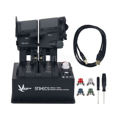 VKBSIM STECS Mini Flight Throttle Game Single/  Engine Control System ot25 #W6