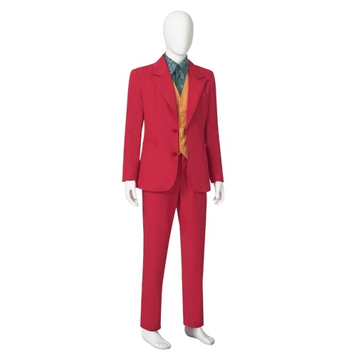 Joker Movie Red Suit Full Set Uniform Halloween Cosplay Costume - Picture 3 of 12