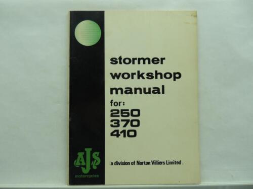 AJS Norton Workshop Manual 250 370 410 B5675 - Imagen 1 de 7
