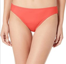 LA BLANCA ISLAND GODDESS HIPSTER SWIM BOTTOMS CORAL SIZE 10 NWT