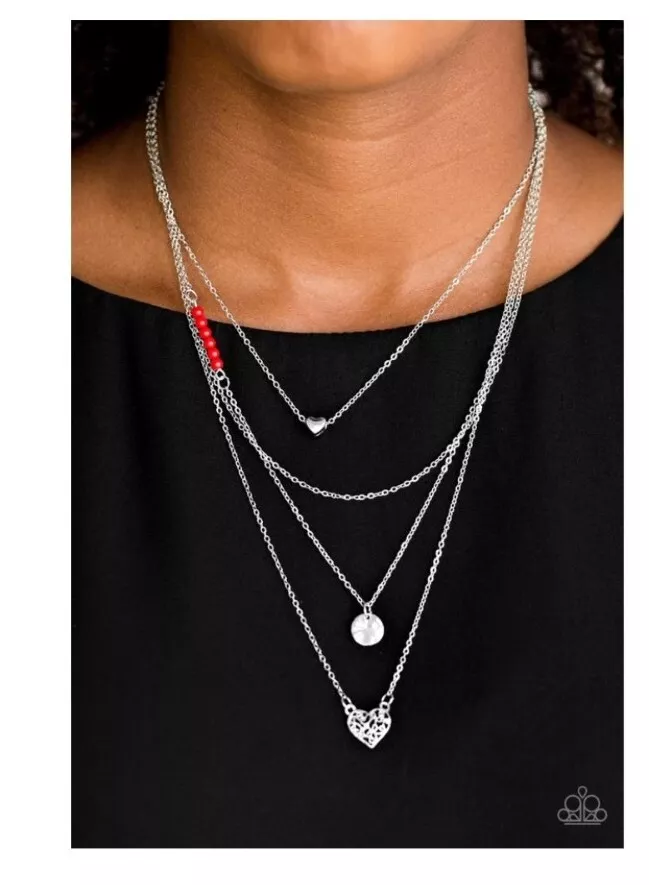 Paparazzi Gypsy Heart Red Necklace eBay