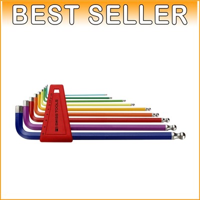 Precision Rainbow Metric Hex Key Set: 1.5mm to 10mm with Lifetime Guarantee