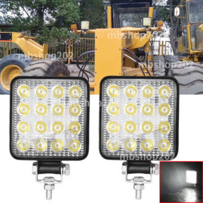 Flood LED Worklamp Fit Caterpillar CAT 140H 143H 14H 163H 16H 216B2 216B3 226B