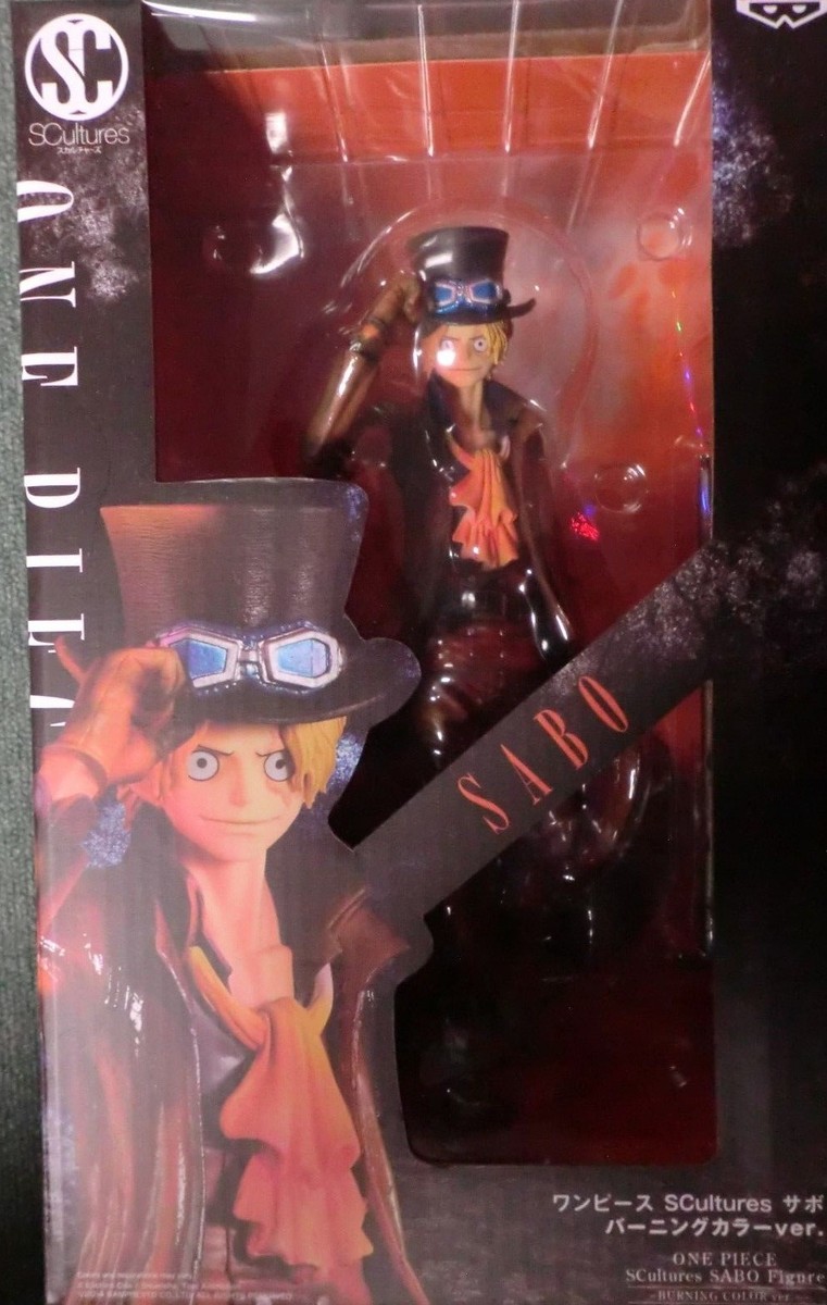 ONE PIECE SCULTURES SABO BURNING COLOR VERSION STATUE BANPRESTO
