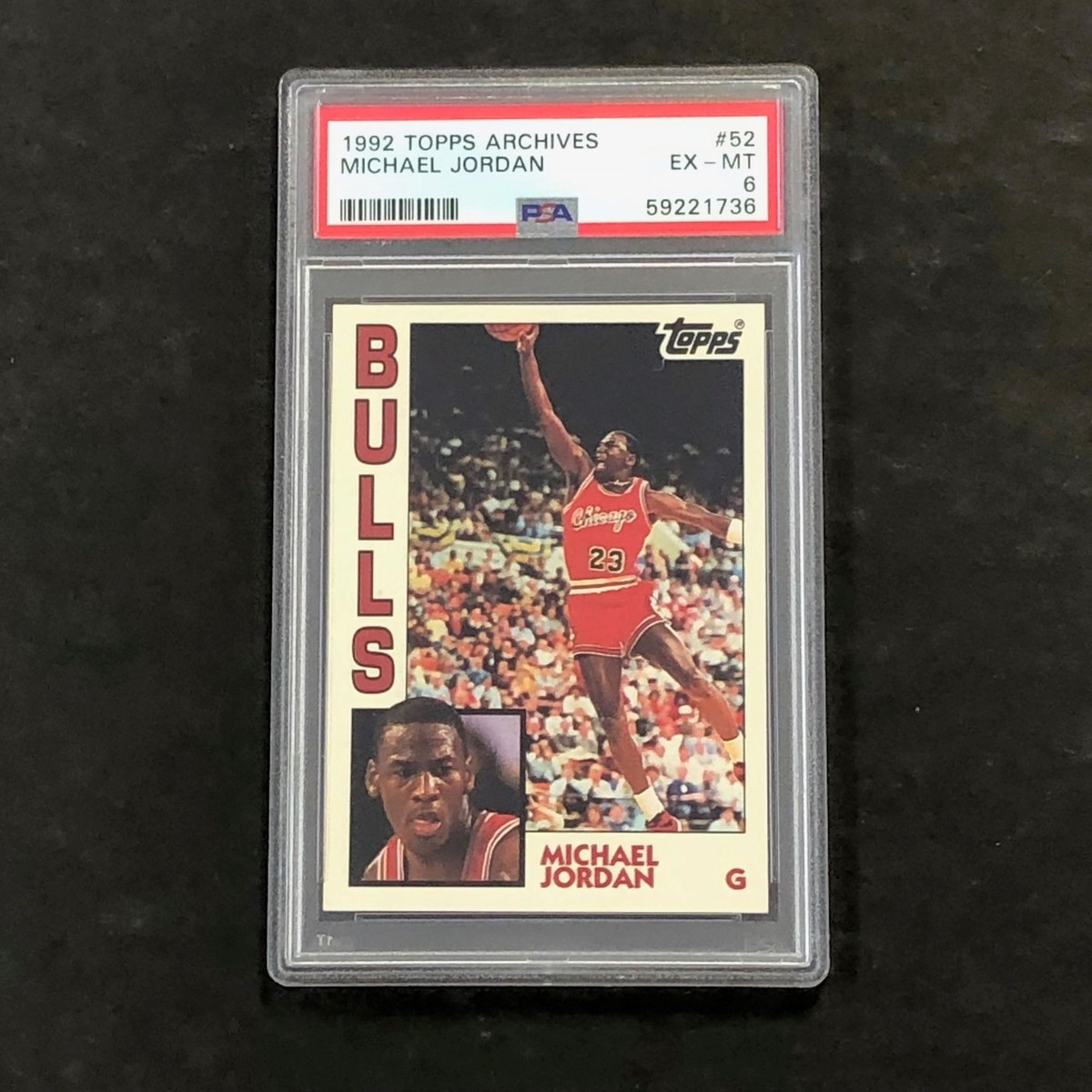 Michael jordan TOPPS パラレル　レア　ジョーダン 1985 STAR Michael Jordan ROOKIE Team 5X7 PSA 6 EX-MT (JUST