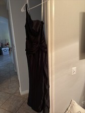 NWOT Women's Black Long Formal Evening Dress Ball Gowns Size 8
