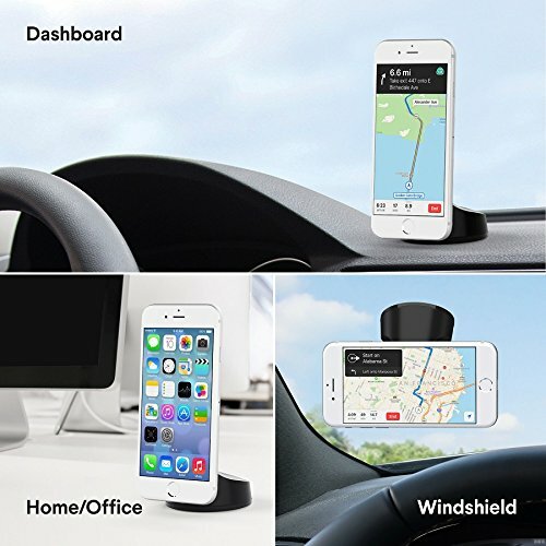 Magnetic Cell Phone Mount for Car Safe Android Holder iPhone iPod Touch Uber Kit - Picture 2 of 3