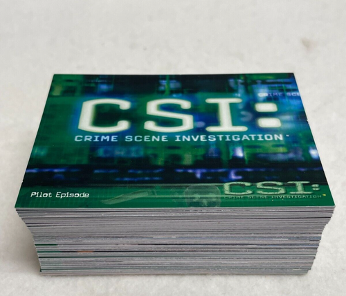 CSI Series 1 Trading Cards #1-100 Complete Set + Chase Sets Strictly Ink 2003 - Picture 12 of 15