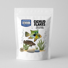 YFS Devour Cichlid Flakes Aquarium Tropical Fish Food 3oz