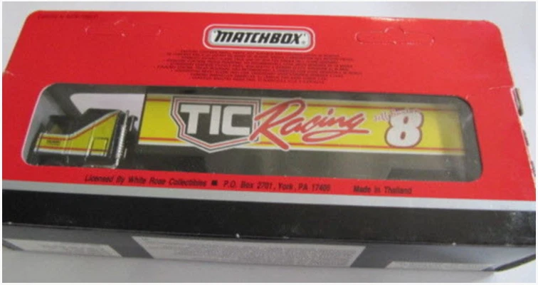 Camión Matchbox Jeff Burton #8 TIC Racing 1992 - Super Star fundido a presión 1:87 Foto 2 de 2