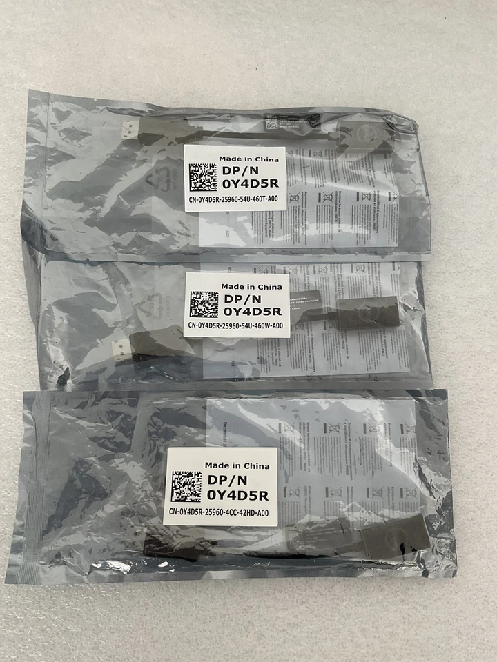 DELL 8" DisplayPort to HDMI Adapter DANAUBC084 SEALED Y4D5R - Image 3 of 3