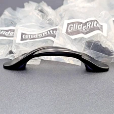 6 GlideRite Twist Cabinet Hardware Handle Pull Oil Rubbed Black 3" 87340-ORB-1