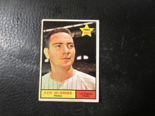 1961  TOPPS #209  KEN McBRIDE  ANGELS    VG