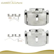 Front pair Brake Calipers w/Bracket For 2004-2005 Ford F-150（Before 11/29/2004）