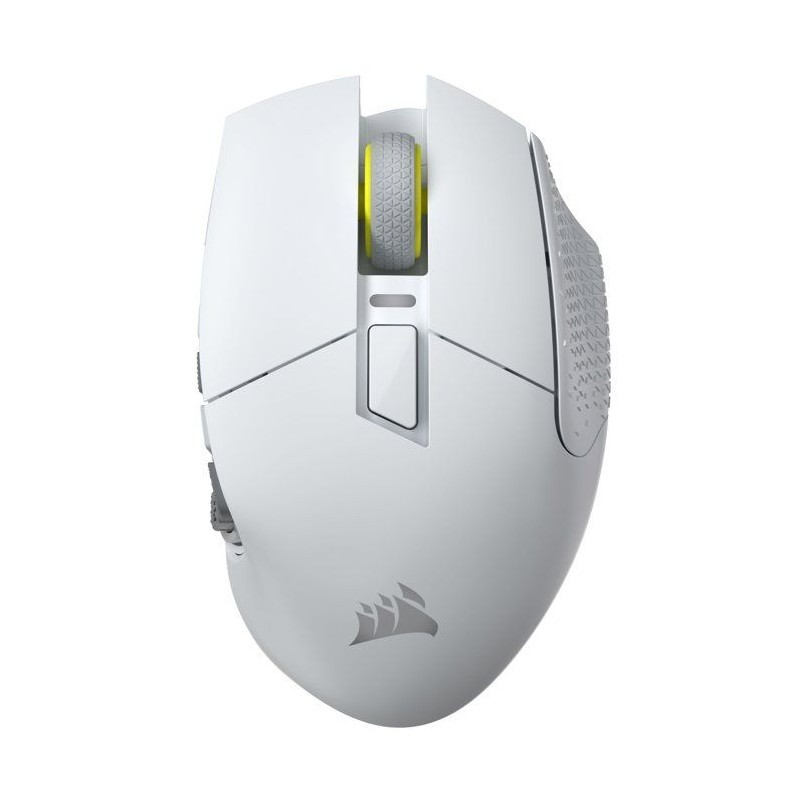 Souris gamer sans fil Corsair Scimitar Elite WL SE blanche - Souris MOBA sans fil haute précision