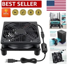 120mm USB Cooling Fan for Xbox, DVR  Router - Silent Operation  High Air Flow