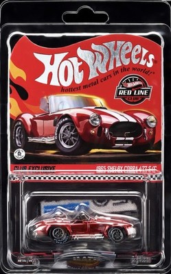 Hot Wheels RLC 1965 Shelby Cobra 427 S/C Red Line Club Exclusive 2026