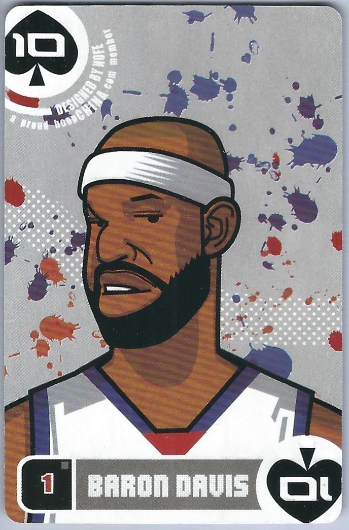 CHINA - BARON DAVIS - GOLDEN STATE WARRIORS - Chinese POKER Card