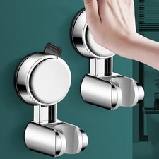Adjustable Suction Cup Shower Head Holder Self-Adhesive Wall-Mounted Bracket UK