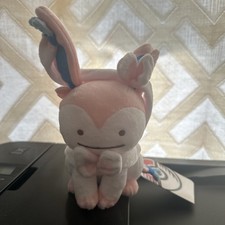 POKEMON CENTER - Ditto As Sylveon Pok Plush - 8 In.