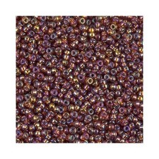 Miyuki Seed Beads 91005/11-1005 11/0 Silver Lined Dark Topaz AB 24g