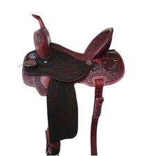 Western Saddle: Hand made Western Horse Saddle With Tack Set
