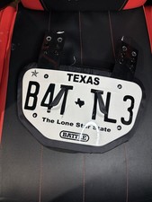 Battle Sports Adult License Plate Protective Football Back Plate Texas Lone Star