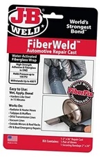 38237 FiberWeld 2 in. W x 36 in. L Automotive Repair Cast Kit, Black 