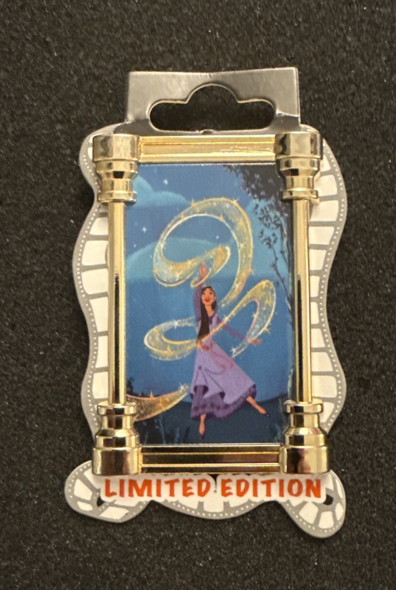 Disney DSSH DSF Wish Asha Gold Frame Framed Portrait LE400 Pin
