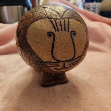 Vintage Medium Ceramic Lion by Lisa Larson (Gustavsberg) Made In Sweden