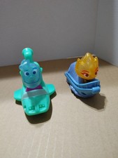 Lot of 2 Elemental Disney Pixar McDonald's Happy Meal Toys Figures 2023