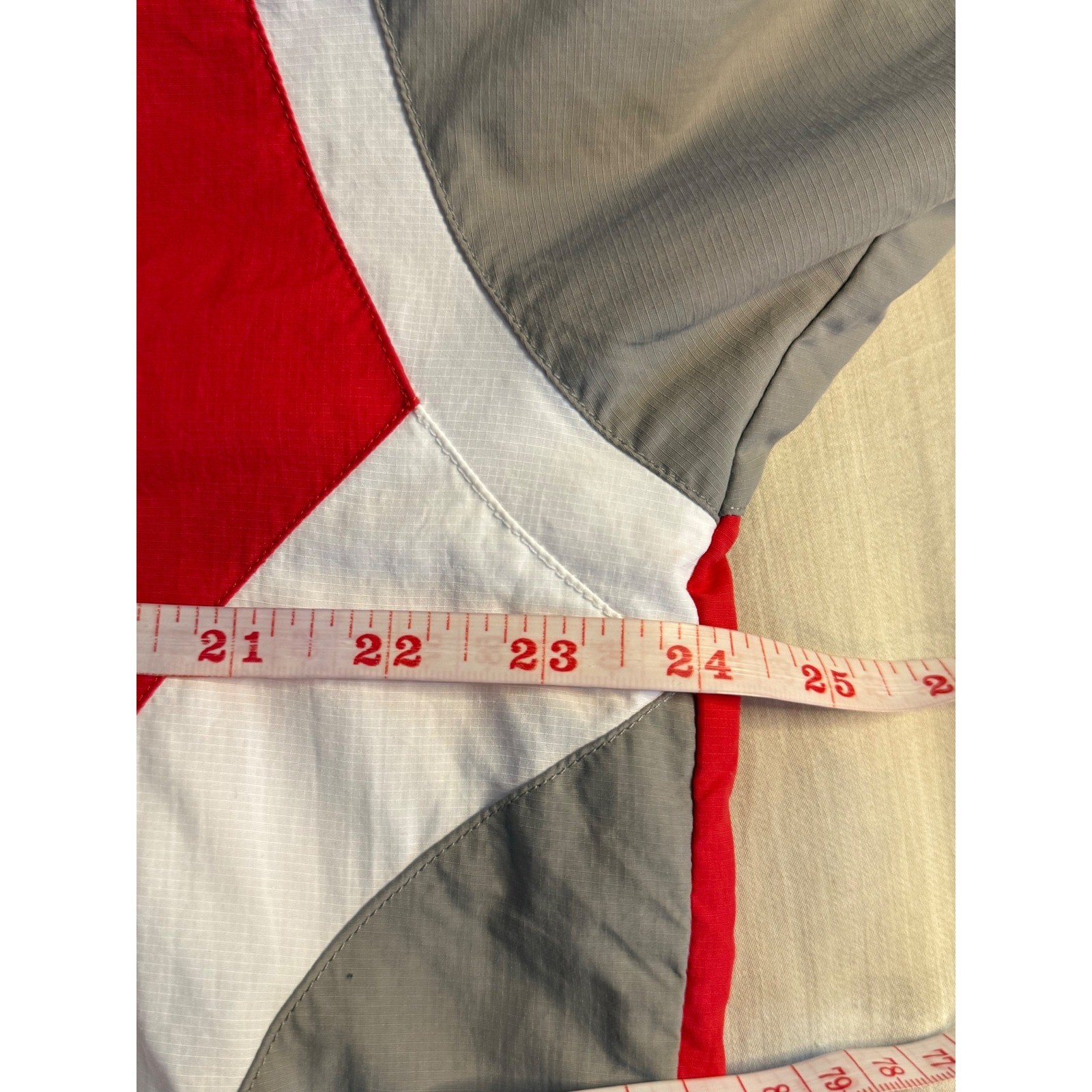 FootJoy FJ Red Gray Half Zip Golf Windshirt M Short Sleeve Pullover Oxford Club