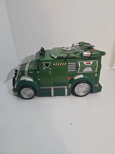 Vintage Teenage Mutant Ninja Turtles TMNT Figure Battle Shell Armored Truck Van