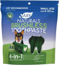 Breath-Less Chewable Brushless Toothpaste Small to Medium Dogs Dental Health