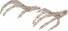 Left and Right Skeleton Hands Bones Halloween Decoration