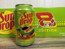 Dale Earnhardt Jr Edition Sun Drop 12oz Can- Unopened #8 Late Model
