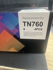 TN760 Toner Black Compatible for Brother HL-L2390DW HL-L2395DW See Pics One Open