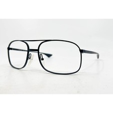 ArtCraft Eyeglass Frames Men Black Good Aviator Double Bridge 58-18-140