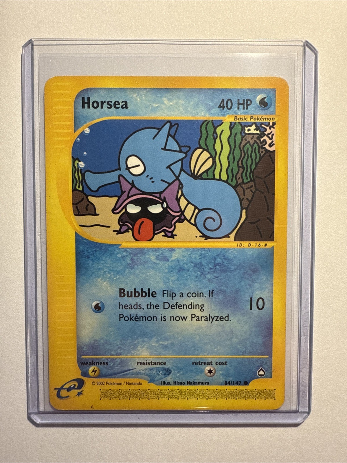 Horsea 84/147 - Pokemon Aquapolis - Common - MP