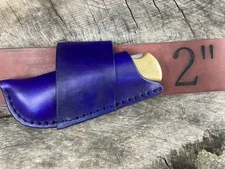 Leather Folding Knife Sheath Horizontal Buck 110 Size(Sheath Only)