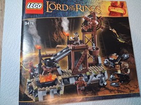 Lego Lord of the Rings 9476 The Orc Forge Instruction Manual No Bricks