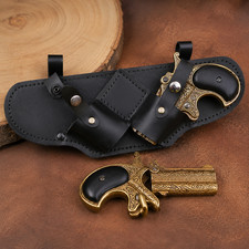 Western Cowboy Pirate Costume Holster PU Leather Steampunk Gothic LARP Belt