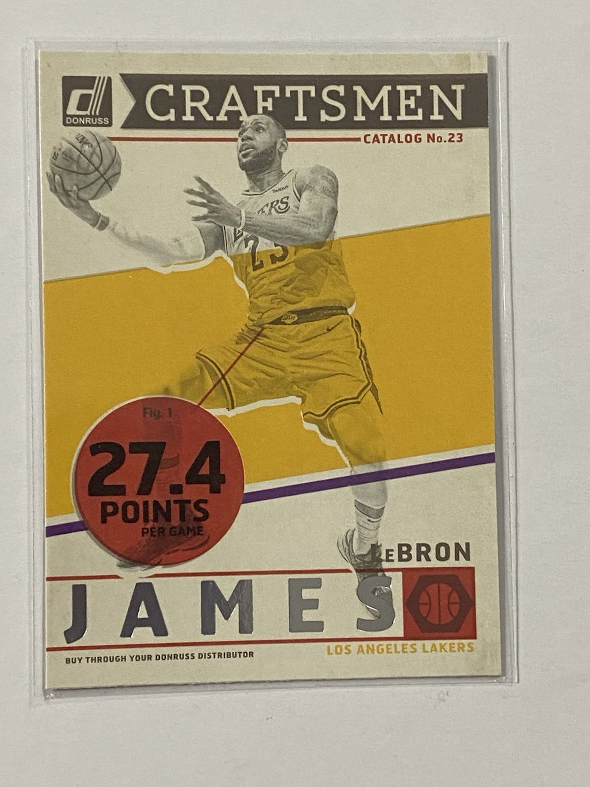 2019-20 Panini Donruss - Craftsmen LeBron James #1 Lakers