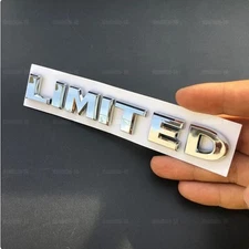 Chrome 3D LIMITED Logo Emblem Badge Car Rear Tailgate Sticker Decal Accessories