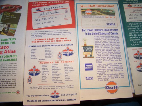 280. 5 items, Marathon oil, Texaco oil, Gulf oil. All used - Picture 8 of 8